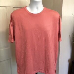 Northpoint Men’s crew neck tee, size large, color: coral